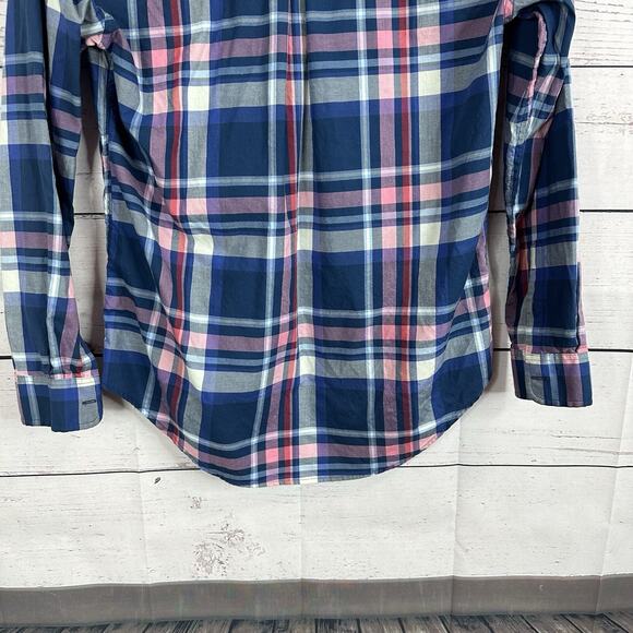 Southern Tide Top Blouse Womens Small Blue Popover Breathable Boxy Preppy - Picture 7 of 12